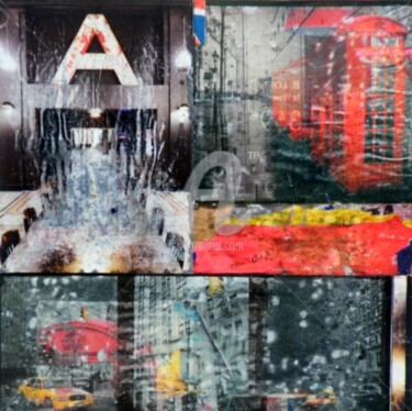 Collages intitulée "A" par Isabel Kehr, Œuvre d'art originale, Autre