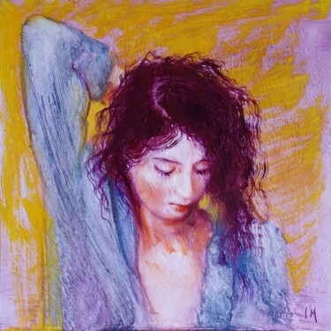 Pittura intitolato "Au réveil" da Isabel Mahe, Opera d'arte originale, Olio