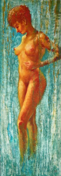 Painting titled "Pin-up" by Isabel Mahe, Original Artwork, Oil