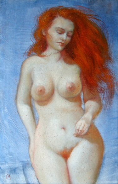 Pintura intitulada "Poupée de cire, pou…" por Isabel Mahe, Obras de arte originais, Óleo