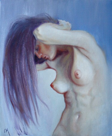 Painting titled "Fata Morgana" by Isabel Mahe, Original Artwork, Oil Mounted on Wood Stretcher frame