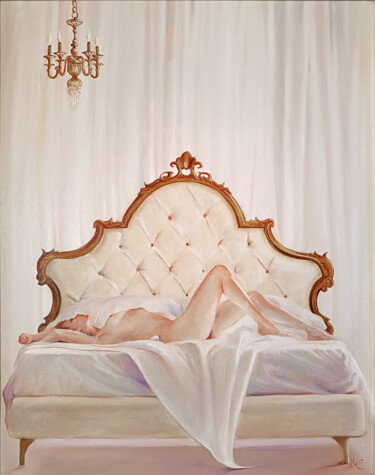 Картина под названием "La Vie de Château /…" - Isabel Mahe, Подлинное произведение искусства, Масло
