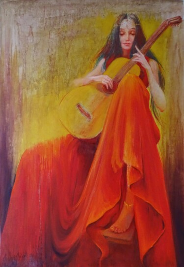 Pittura intitolato "Capriccio" da Isabel Mahe, Opera d'arte originale, Olio