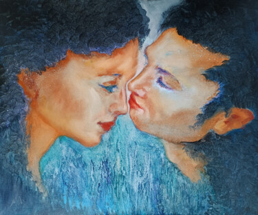 Pintura intitulada "Romance" por Isabel Mahe, Obras de arte originais, Óleo