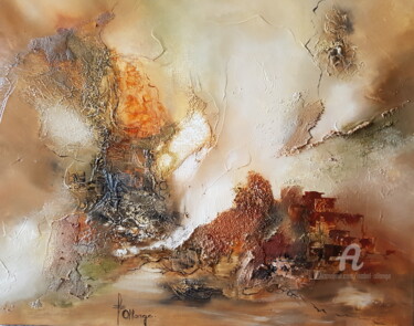 Painting titled "SANS TITRE" by Isabel Ollange, Original Artwork, Oil