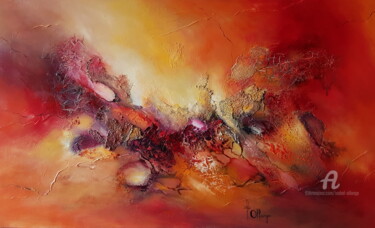 Painting titled "POWER N°265" by Isabel Ollange, Original Artwork, Oil