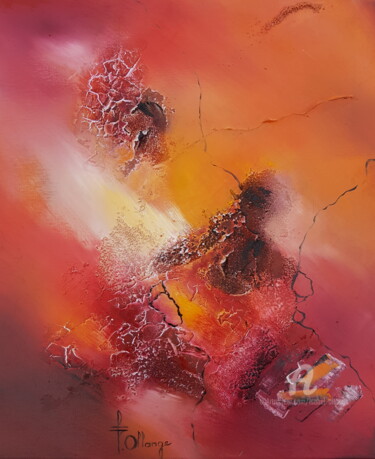 Painting titled "sucre-d-orge-3. n 2…" by Isabel Ollange, Original Artwork, Oil