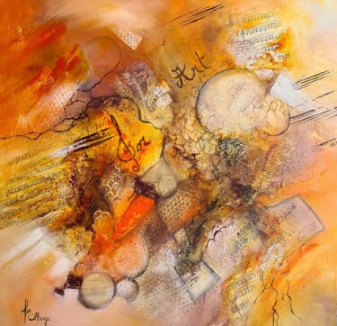 Картина под названием "Arts majeurs 364" - Isabel Ollange, Подлинное произведение искусства, Масло