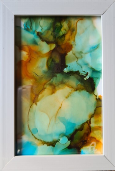 Картина под названием "Encre 03" - Isabel Ollange, Подлинное произведение искусства, Чернила Установлен на Другая жесткая па…