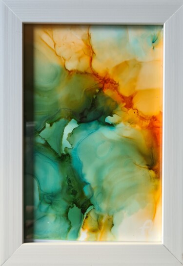 Картина под названием "Encre 04" - Isabel Ollange, Подлинное произведение искусства, Чернила Установлен на Другая жесткая па…