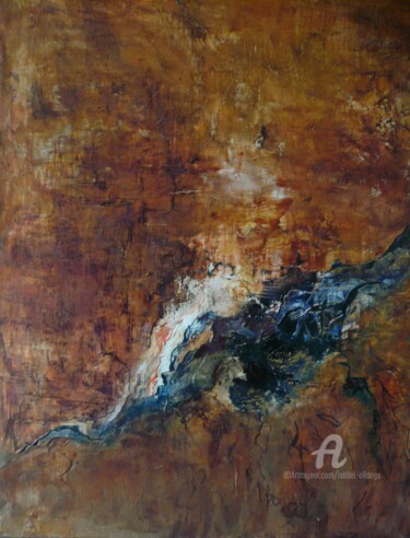 Painting titled "Crecendo N° 169" by Isabel Ollange, Original Artwork, Oil