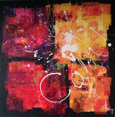 Painting titled "Calor...!" by Isabel Ollange, Original Artwork, Acrylic