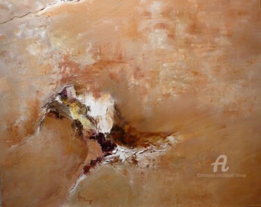 Painting titled "Quelque part en Afr…" by Isabel Ollange, Original Artwork, Oil