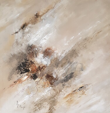Painting titled "Discrétion" by Isabel Ollange, Original Artwork, Oil