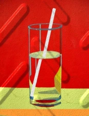 Schilderij getiteld "Drinking" door Isabel Torres Torrado, Origineel Kunstwerk, Olie