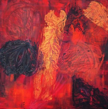 Malerei mit dem Titel "Medusa I" von Isabel Hermano, Original-Kunstwerk