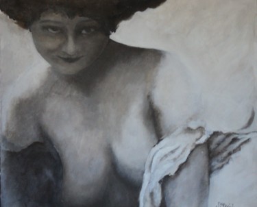 Pittura intitolato "fedora" da Isabella Cervia, Opera d'arte originale