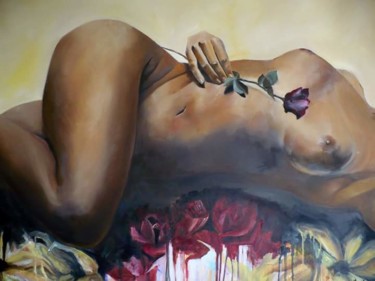 Painting titled "Sensuality.jpg" by Isabella Ragazzi, Original Artwork, Oil