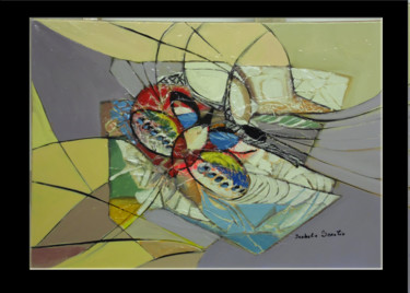 Pittura intitolato "Insetti nell'univer…" da Isabela Seralio, Opera d'arte originale, Olio