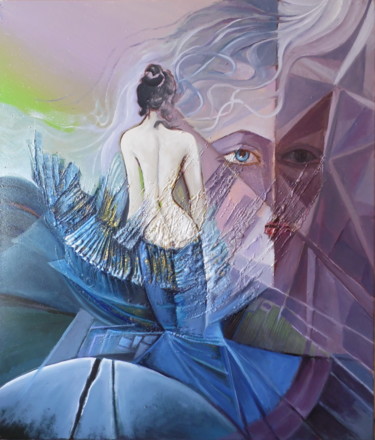Pittura intitolato "amintiri despre vii…" da Isabela Seralio, Opera d'arte originale, Olio
