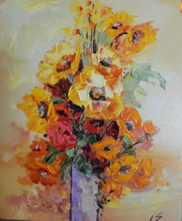 Pittura intitolato "a1.jpg  fiori del g…" da Isabela Seralio, Opera d'arte originale, Olio