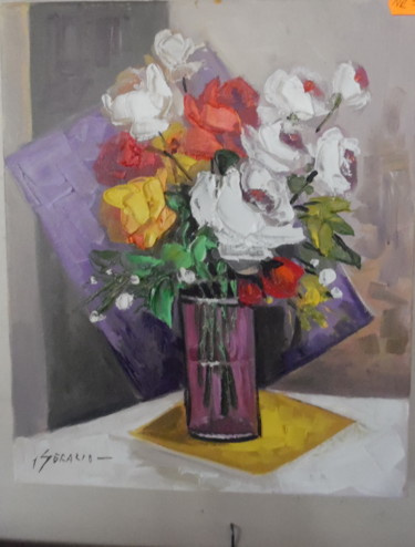Pittura intitolato "a7.jpg  fiori del g…" da Isabela Seralio, Opera d'arte originale, Olio