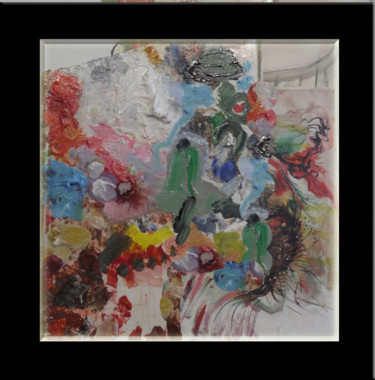 Pittura intitolato "abstract   x0011" da Isabela Seralio, Opera d'arte originale, Olio