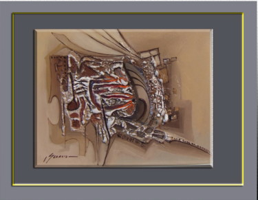 Pittura intitolato "abstract   mo1" da Isabela Seralio, Opera d'arte originale, Aerografo