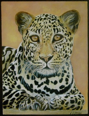 beau-et-sauvage-d-apres-photo-copie.jpg Peinture intitulée "beau-et-sauvage-d-a…" par Isabelle, Œuvre d'art originale