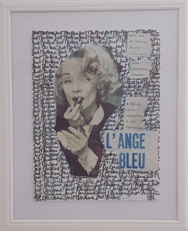 Collages getiteld "Just Marlène" door Isabelle Blondel, Origineel Kunstwerk, Collages