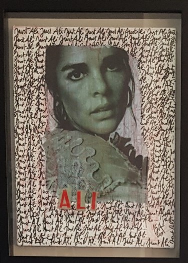 Kolaże zatytułowany „Just Ali” autorstwa Isabelle Blondel, Oryginalna praca, Kolaże