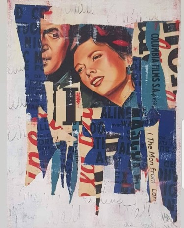 The wall of Love Collages titled "The wall of Love" by Isabelle Blondel, Original Art, Collages