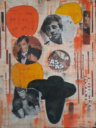 Collages titulada "Just Bebel FOREVER.…" por Isabelle Blondel, Obra de arte original, Collages