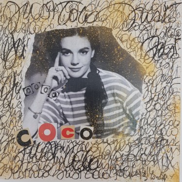 Collages intitulée "Just coco" par Isabelle Blondel, Œuvre d'art originale, Collages