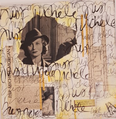 "Just Michele" başlıklı Kolaj Isabelle Blondel tarafından, Orijinal sanat, Kolaj