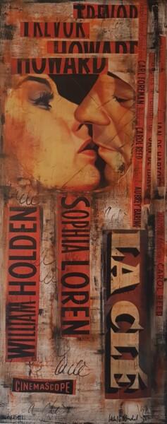 Collages intitolato "La clé" da Isabelle Blondel, Opera d'arte originale, Collages