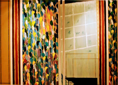 Peinture intitulée ""Consonnance Disson…" par Isabelle Boulin, Œuvre d'art originale, Acrylique Monté sur Châssis en bois