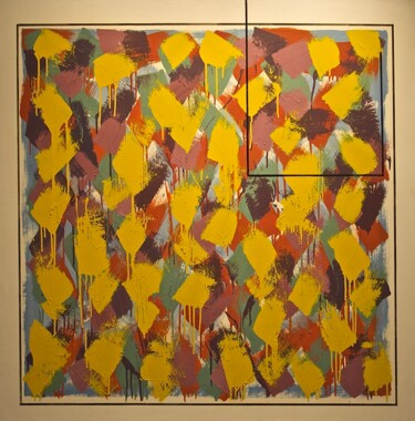 Pintura intitulada "Série des carrés "S…" por Isabelle Boulin, Obras de arte originais, Acrílico Montado em Armação em madei…
