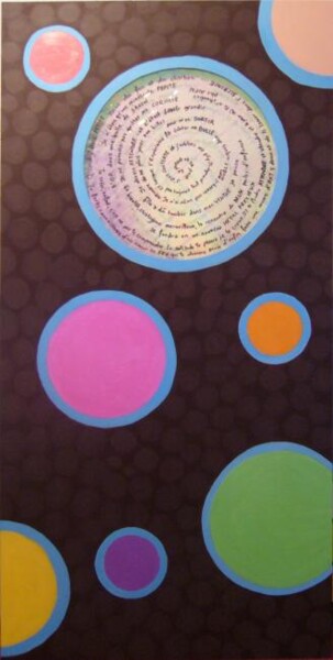 Painting titled "Alchimie" by Isabelle C. Bruggimann, Original Artwork