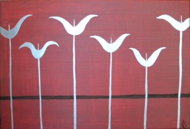 Peinture intitulée "Les flèches" par Isabelle C. Bruggimann, Œuvre d'art originale