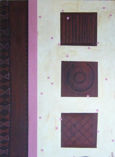 Peinture intitulée "Palimpseste" par Isabelle C. Bruggimann, Œuvre d'art originale
