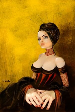 Arts numériques intitulée "Reine de l'attente" par Isabelle-Creations, Œuvre d'art originale