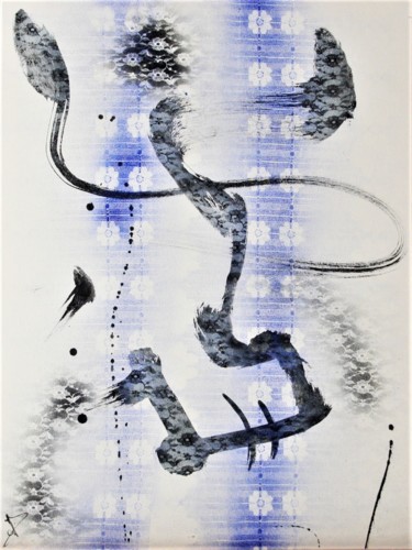"Sérénade" başlıklı Tablo Isabelle Delteil Mc Williams tarafından, Orijinal sanat, Mürekkep
