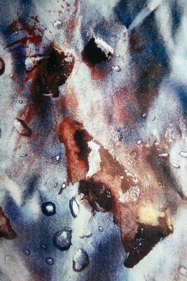 Peinture intitulée "Eau et Terre" par Isabelle Delteil Mc Williams, Œuvre d'art originale, Acrylique