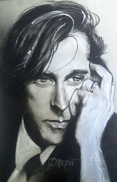 Malarstwo zatytułowany „Bryan Ferry” autorstwa Isabelle Derangere, Oryginalna praca, Pastel