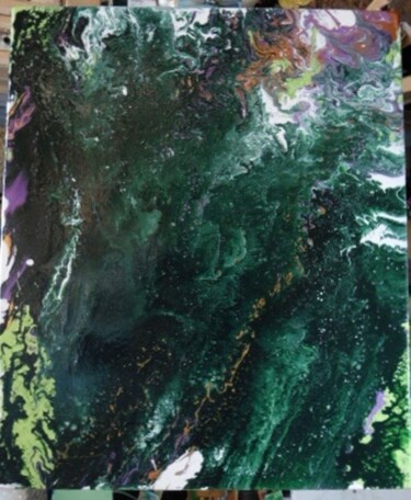Картина под названием "L'appel" - Isabelle Dextre, Подлинное произведение искусства, Масло Установлен на Деревянная рама для…