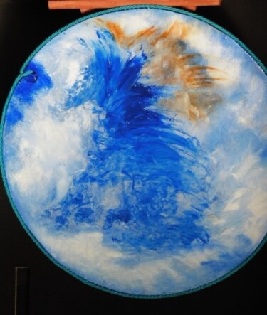 Pittura intitolato "Perdition" da Isabelle Dextre, Opera d'arte originale, Olio Montato su Altro pannello rigido