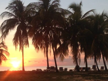 Fotografía titulada "Coucher De Soleil D…" por Isabelle Druleve, Obra de arte original