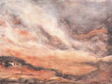 Peinture intitulée "vagues de brume" par Isabelle Frossard Corthay, Œuvre d'art originale, Acrylique