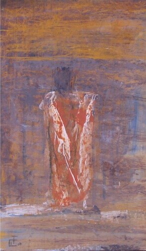 Peinture intitulée "Solitude" par Isabelle Frossard Corthay, Œuvre d'art originale, Huile